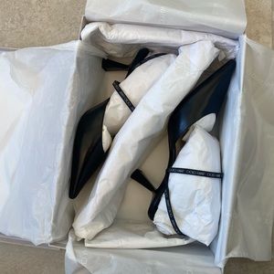 Black Jimmy Choo 6.5 stilettos